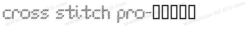 cross stitch pro字体转换
